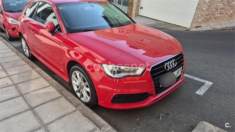Rojo Usado 2016 Audi A3 Advanced Berlina | 12.300 € (Super precio) - Imagen 1/3