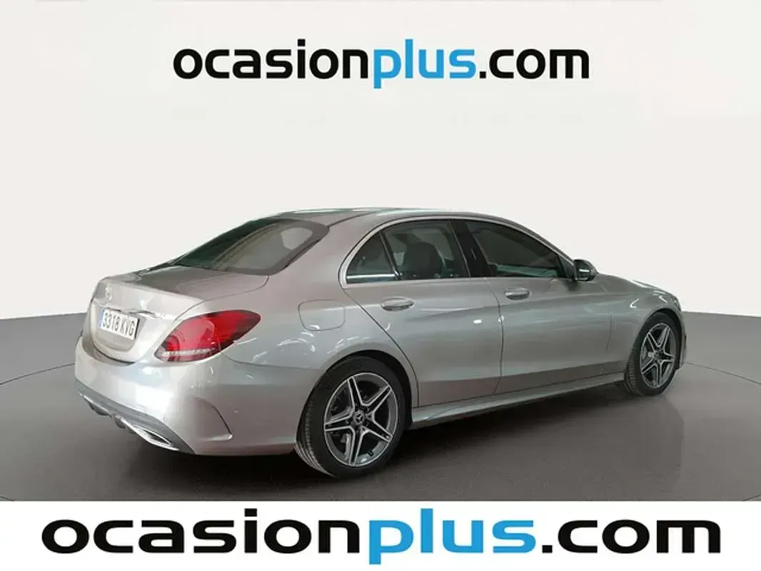 Usado Mercedes C200 AMG 184 CV (135 kW) 2019 Plateado Berlina