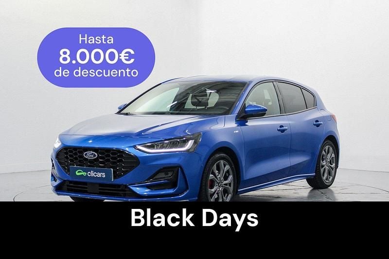 Azul Usado 2023 Ford Focus ST-Line Berlina | 15.990 € (Super precio) - Imagen 1/4