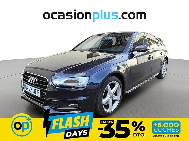 Azul Usado 2015 Audi A4 S-Line Berlina | 19.490 € (Precio justo) - Imagen 1/4