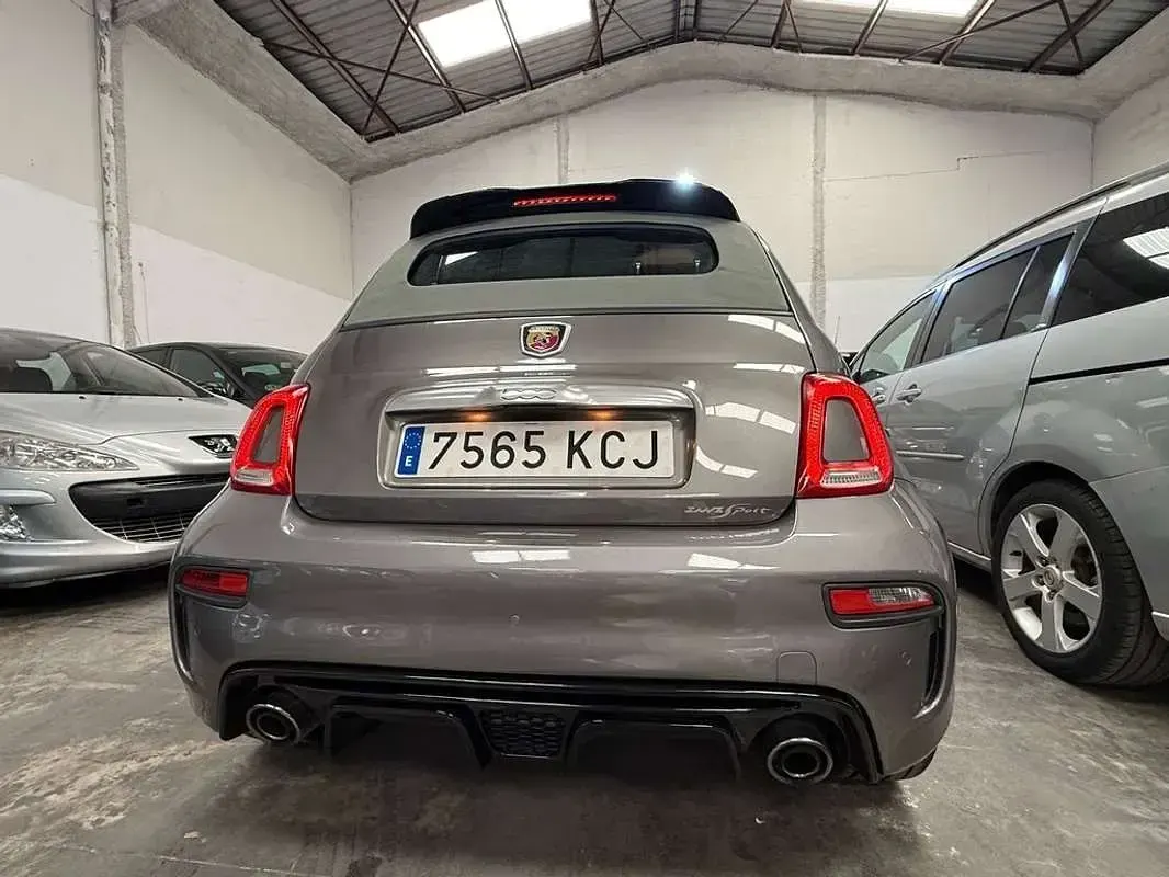 Usado Abarth 595C 144 CV (105 kW) 2017 Gris Descapotable