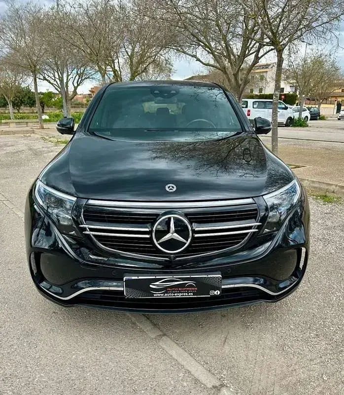 Usado Mercedes EQC400 300 kW (408 CV) 2021 Negro SUV