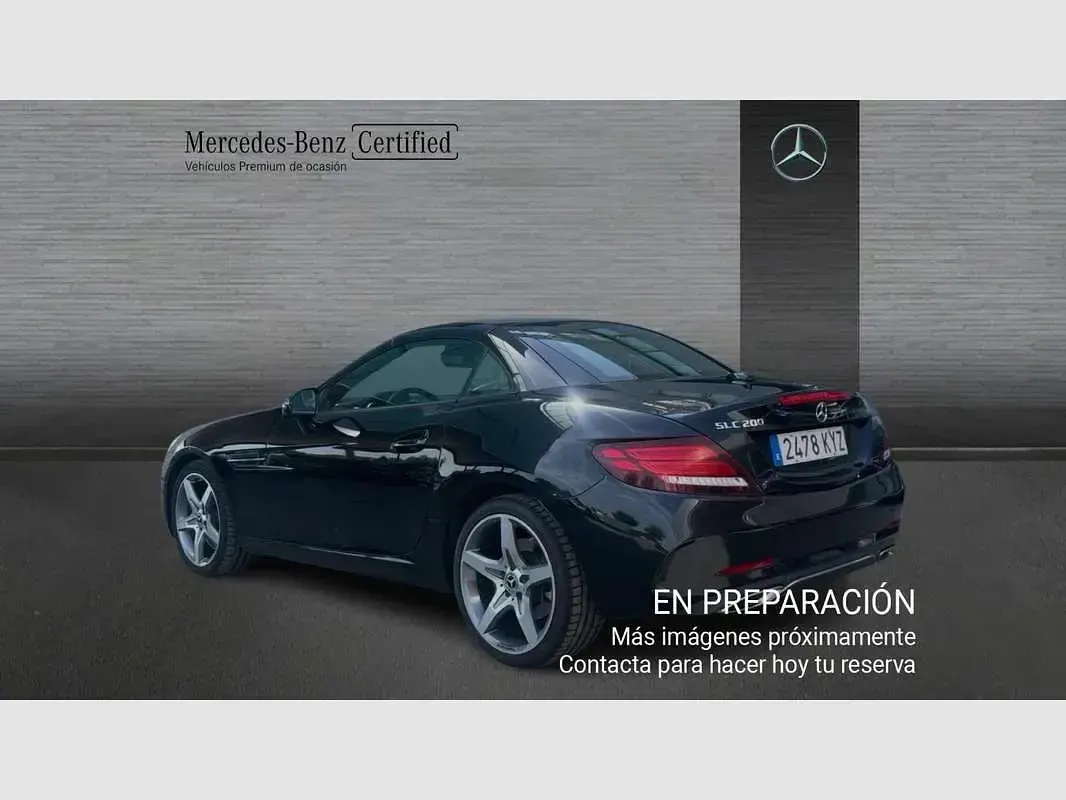 Usado Mercedes SLC200 184 CV (135 kW) 2019 Negro Descapotable