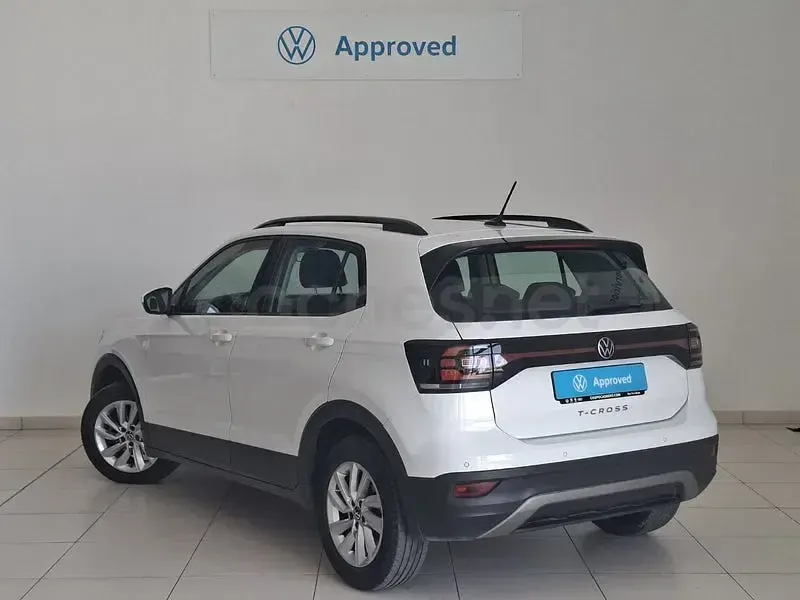 Usado VW T-Cross Advance 110 CV (80 kW) 2022 Blanco SUV