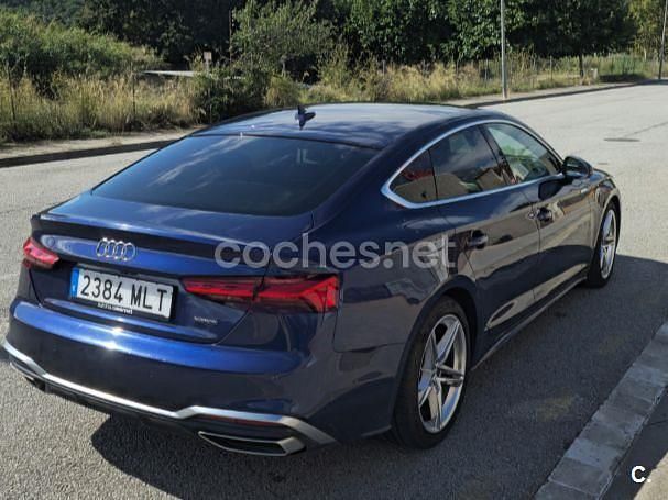 Usado Audi A5 Sportback S-Line 190 CV (139 kW) 2020 Azul Utilitario