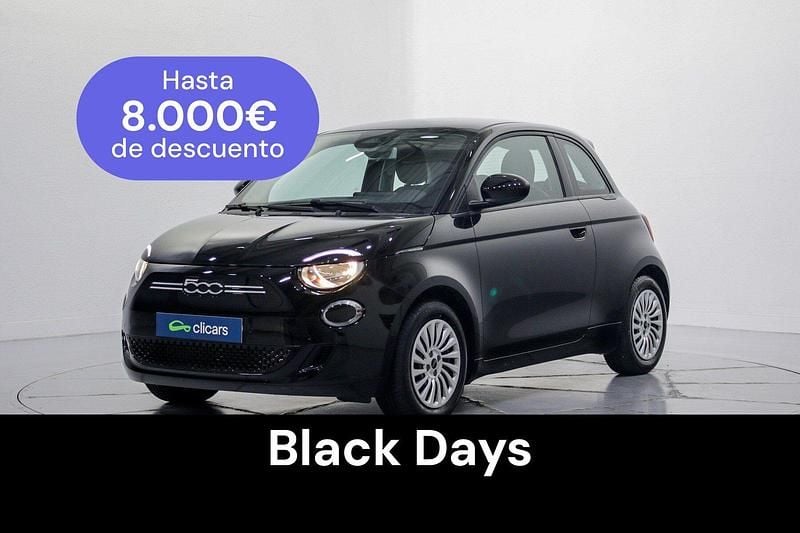 Negro Usado 2023 Fiat 500e Icon Berlina | 16.990 € (Precio justo) - Imagen 1/4