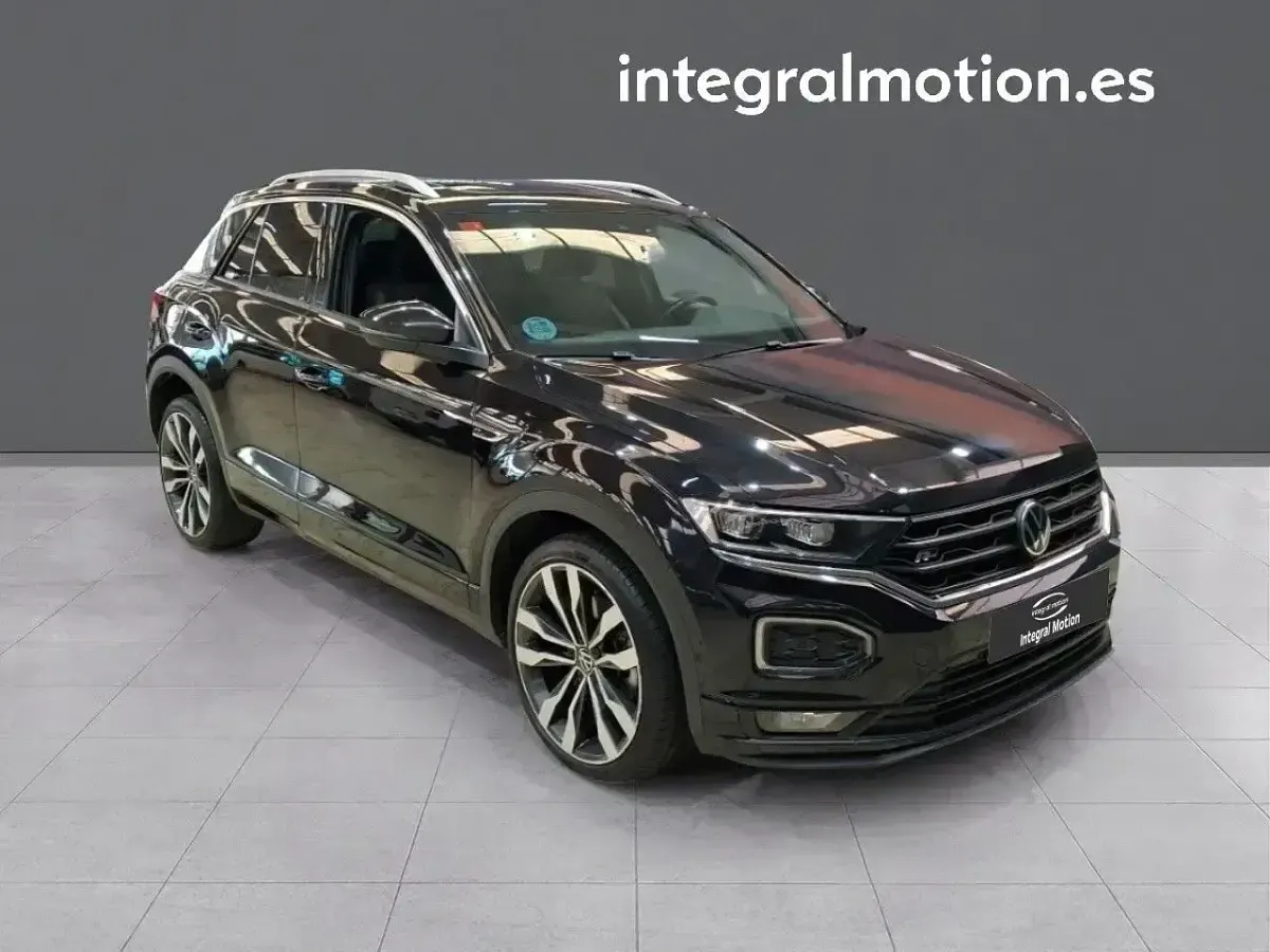Usado VW T-Roc Sportline 149 CV (109 kW) 2021 Negro SUV