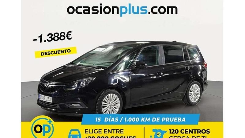 Usado Opel Zafira Selective 140 CV (102 kW) 2017 Negro Monovolumen