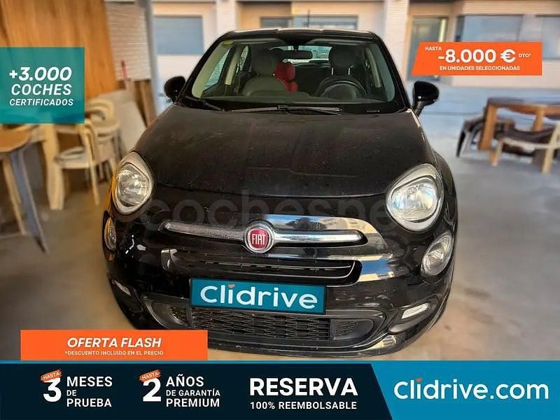 Usado Fiat 500X Lounge 110 CV (80 kW) 2015 Negro SUV