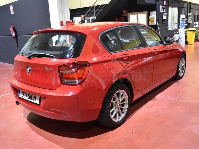 Usado BMW 116 116 CV (85 kW) 2013 Rojo Utilitario