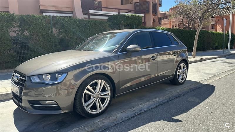 Marrón Usado 2016 Audi A3 Sportback S-Line Berlina | 11.990 € (Super precio) - Imagen 1/4