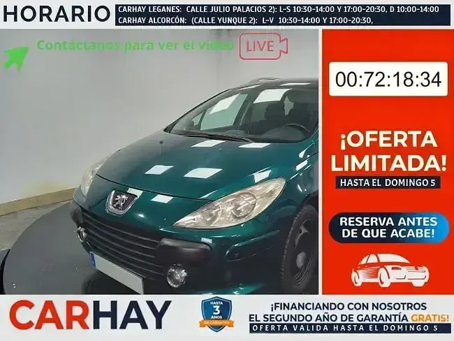 Usado Peugeot 307 110 CV (80 kW) 2005 Utilitario
