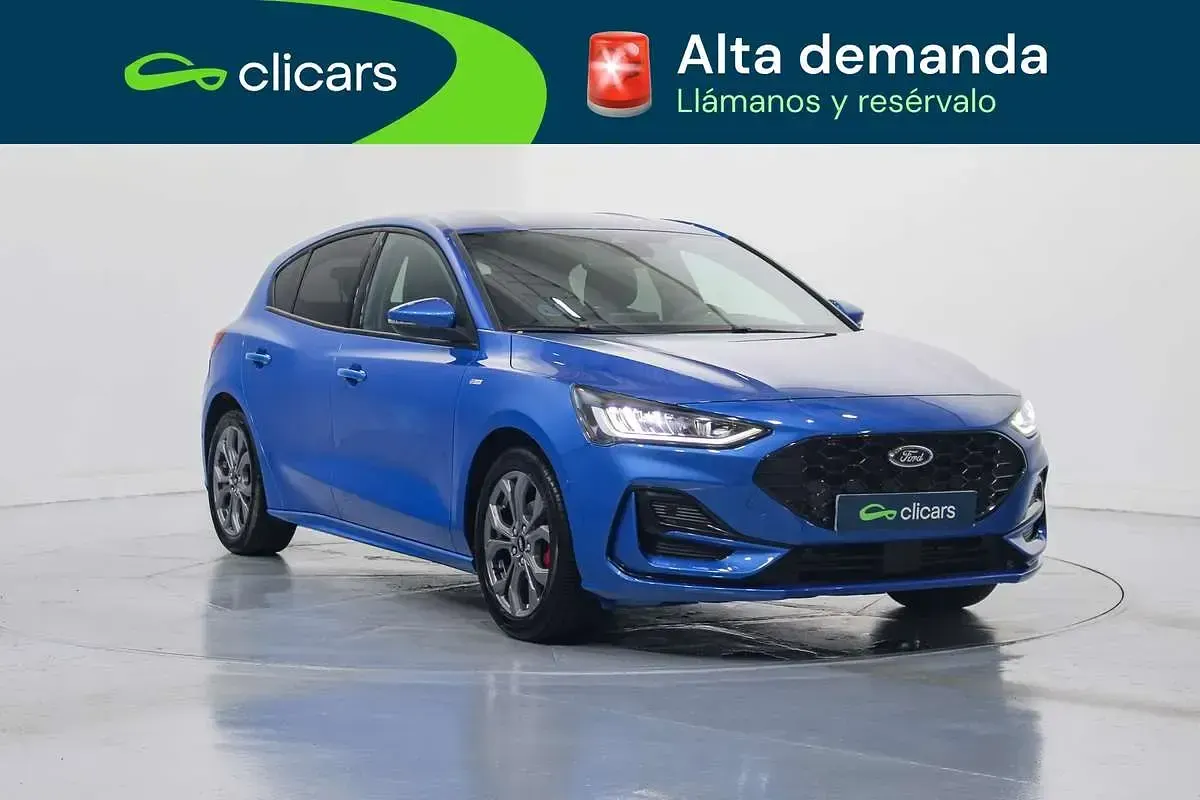 Usado Ford Focus ST-Line 125 CV (91 kW) 2022 Azul Utilitario