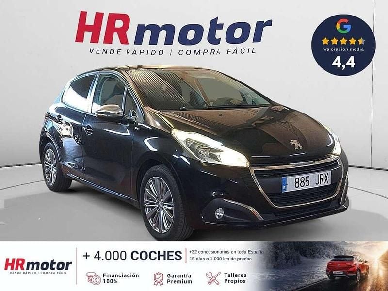 Usado Peugeot 208 Style 83 CV (61 kW) 2016 Negro Utilitario
