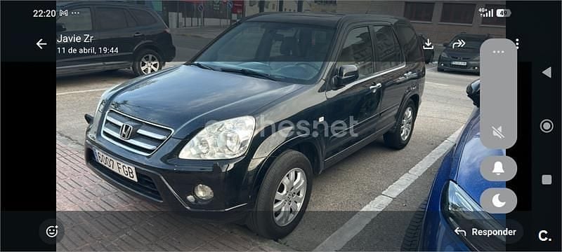 Usado Honda CR-V EX 140 CV (102 kW) 2006 Negro SUV