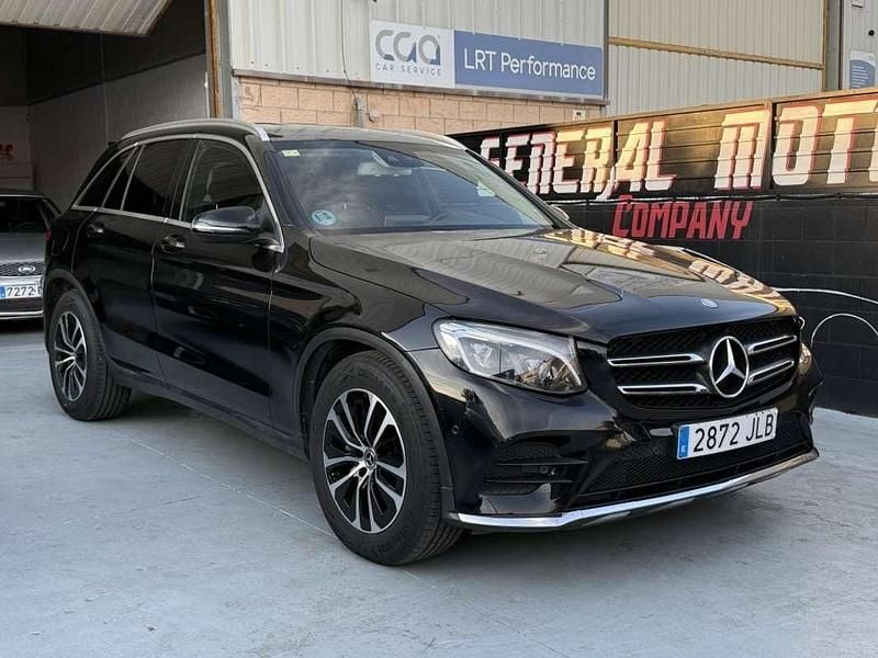 Usado Mercedes GLC220 170 CV (125 kW) 2016 Negro SUV