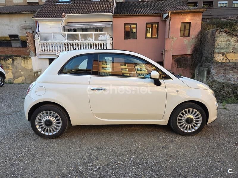 Usado Fiat 500 Lounge 69 CV (50 kW) 2012 Blanco Berlina