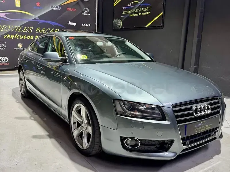 Usado Audi A5 Sportback 190 CV (139 kW) 2010 Gris / plata Utilitario
