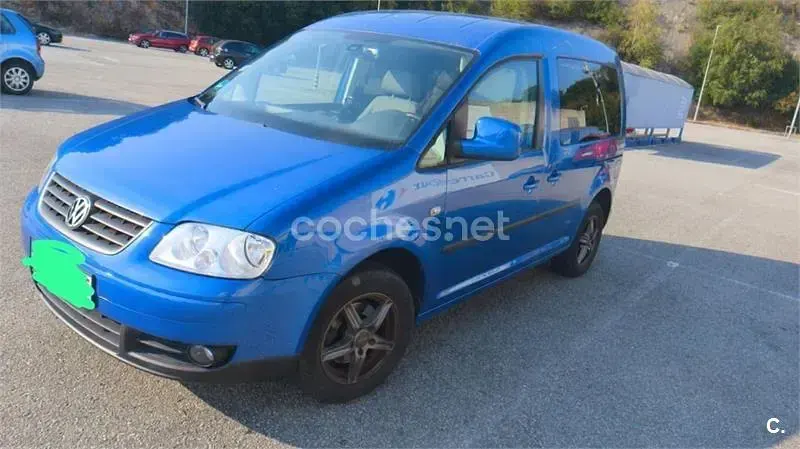 Usado VW Caddy 80 CV (58 kW) 2009 Azul Monovolumen