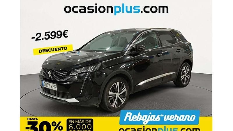Negro Usado 2023 Peugeot 3008 Allure Monovolumen | 18.091 € (Buen precio) - Imagen 1/4