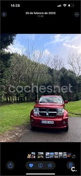 Usado Dodge Nitro SXT 177 CV (130 kW) 2010 Granate SUV