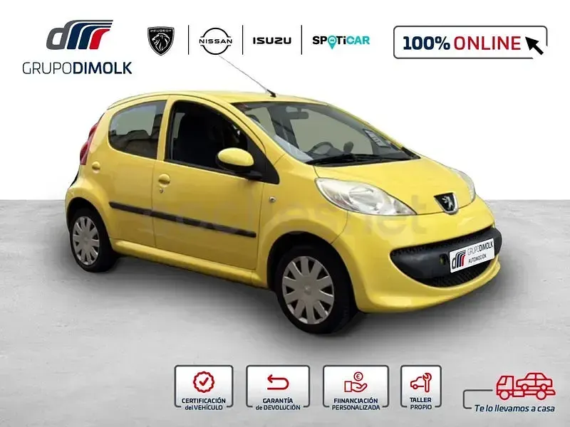 Usado Peugeot 107 68 CV (50 kW) 2006 Amarillo Utilitario