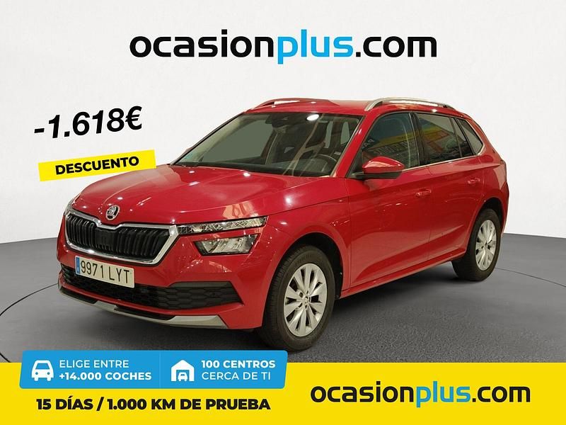 Rojo Usado 2022 Skoda Kamiq SUV | 17.800 € (Precio justo) - Imagen 1/4