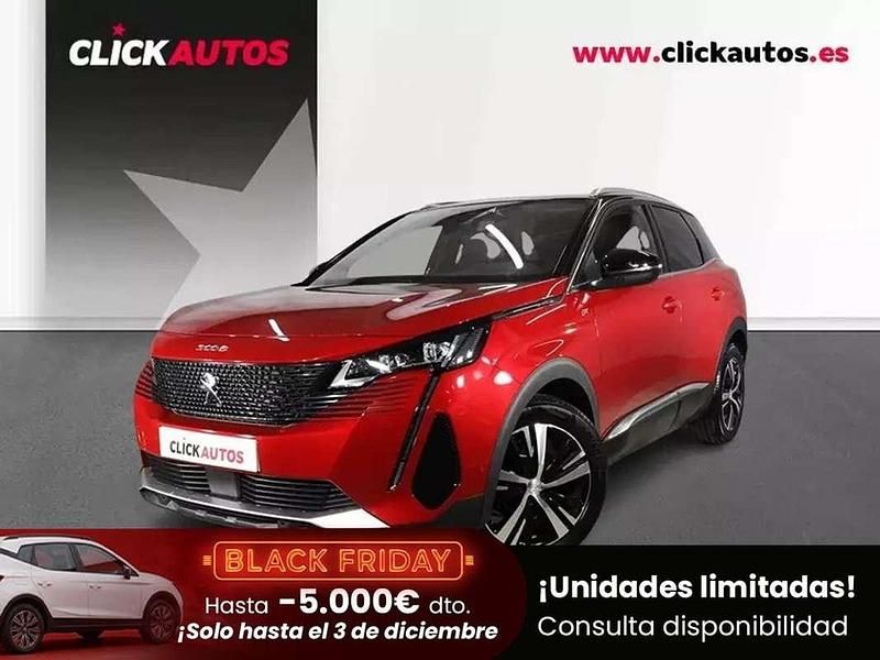 Rojo Usado 2021 Peugeot 3008 GT SUV | 16.400 € (Buen precio) - Imagen 1/4
