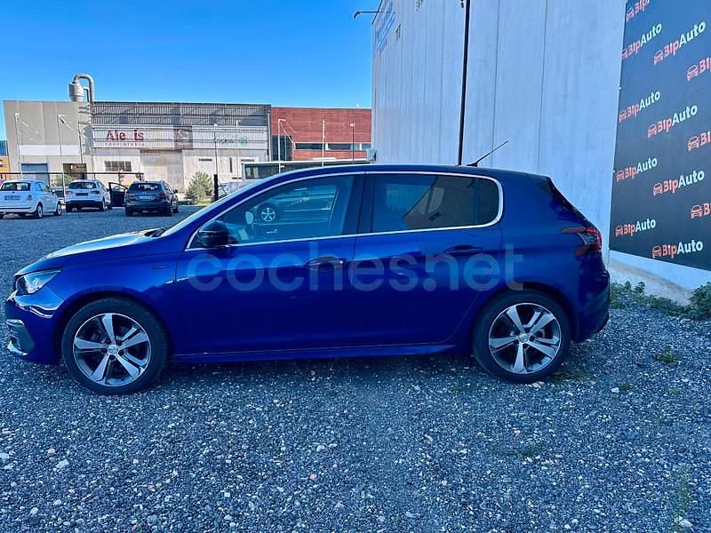 Usado Peugeot 308 GT-line 130 CV (95 kW) 2017 Azul Berlina