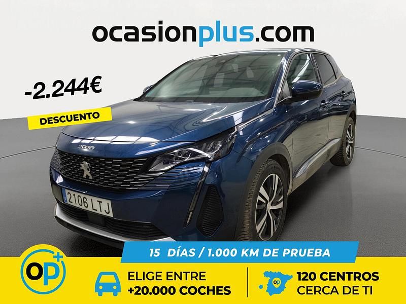 Azul Usado 2021 Peugeot 3008 Allure Recogida | 15.450 € (Buen precio) - Imagen 1/4