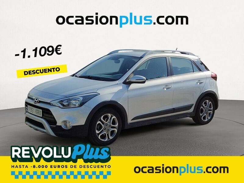 Gris Usado 2018 Hyundai i20 Active Berlina | 12.200 € (Precio justo) - Imagen 1/4