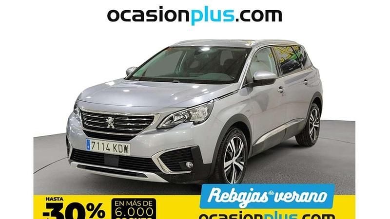 Gris Usado 2017 Peugeot 5008 Allure Monovolumen | 15.800 € (Precio justo) - Imagen 1/4