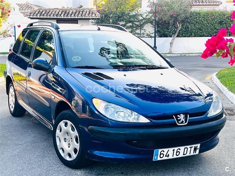 Azul Usado 2005 Peugeot 206 Familiar | 3200 € (Precio justo) - Imagen 1/4