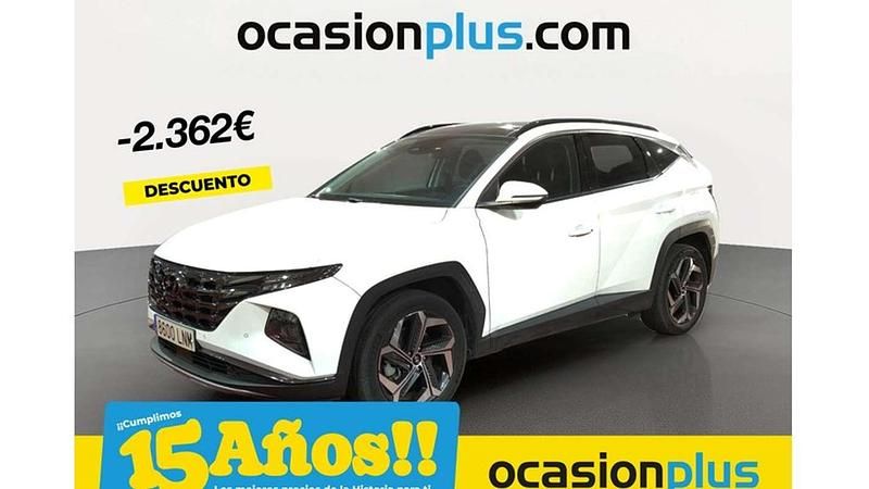 Blanco Usado 2021 Hyundai Tucson SUV | 23.628 € (Precio justo) - Imagen 1/4