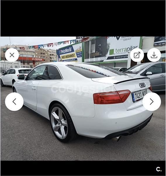 Usado Audi A5 180 CV (132 kW) 2009 Blanco Coupe