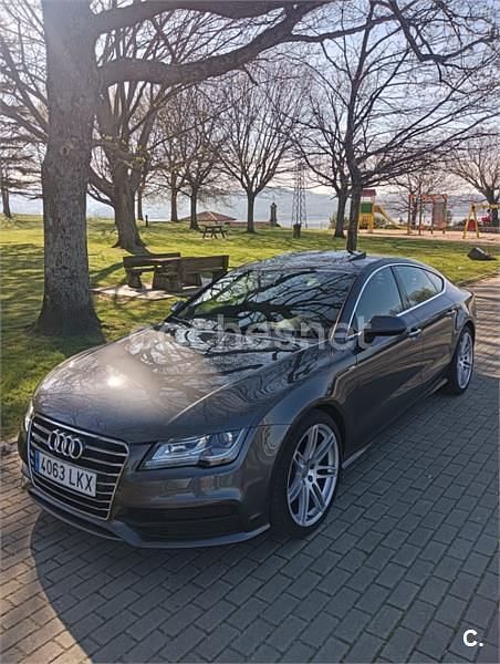 Usado Audi A7 Sportback S-Line 313 CV (230 kW) 2014 Gris / plata Utilitario