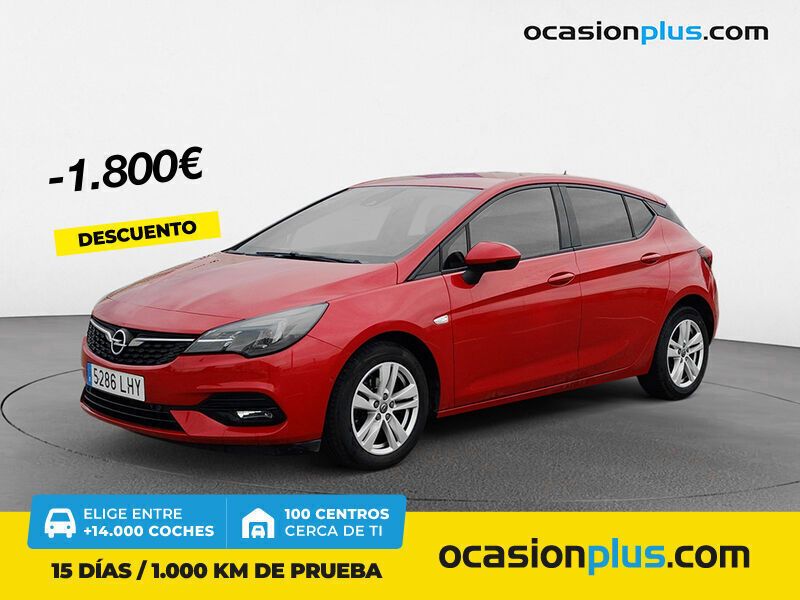 Rojo Usado 2020 Opel Astra Business Elegance Berlina | 11.750 € (Precio justo) - Imagen 1/4