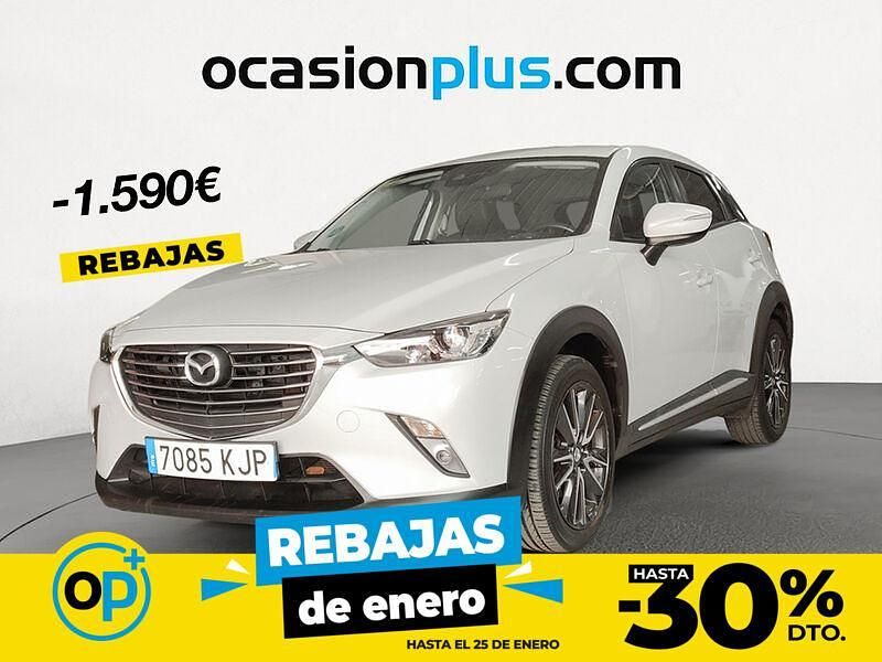 Blanco Usado 2018 Mazda CX-3 Luxury SUV | 17.500 € (Un poco caro) - Imagen 1/4