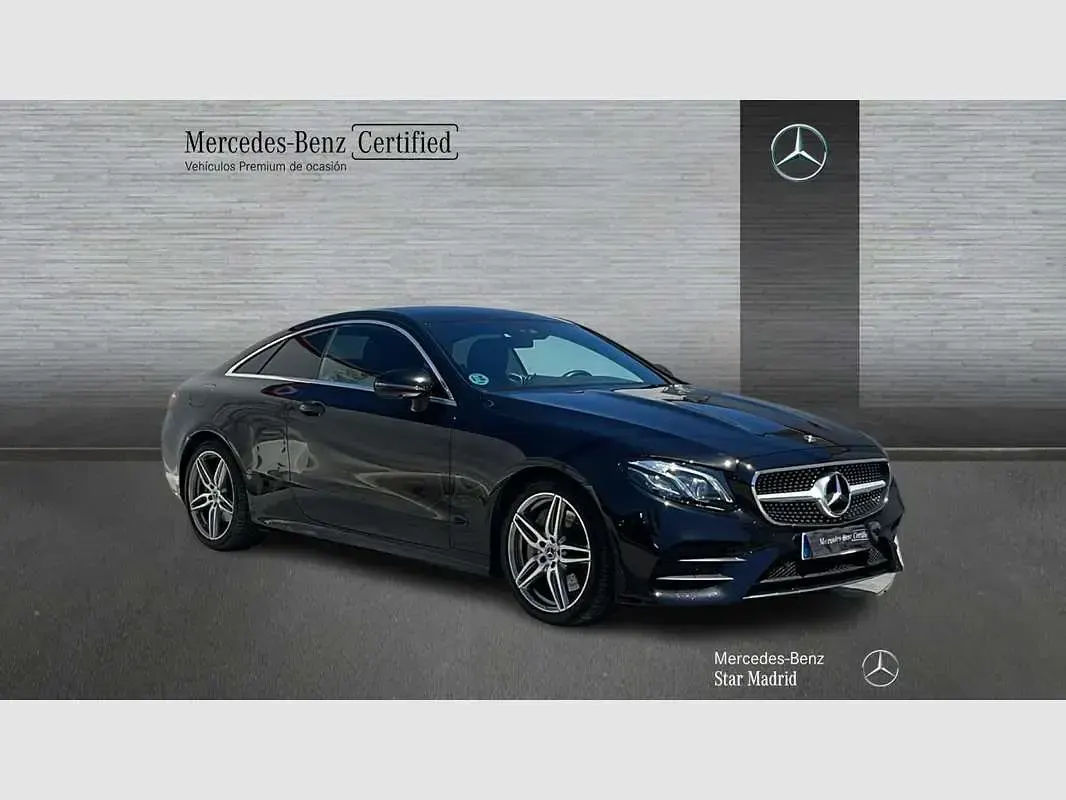 Usado Mercedes E350 AMG line 209 CV (153 kW) 2020 Negro Coupe