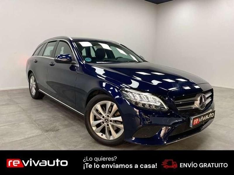 Usado Mercedes C220 194 CV (142 kW) 2019 Azul Familiar