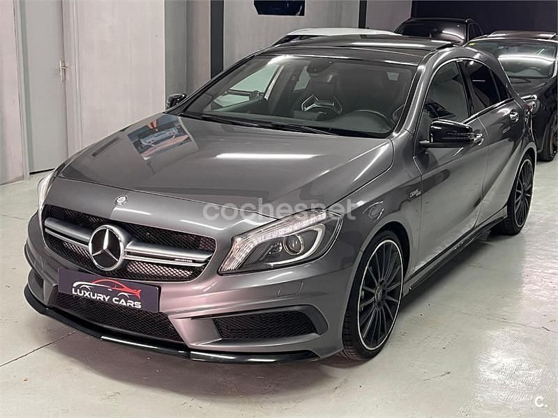 Gris / plata Usado 2015 Mercedes A45 AMG AMG Berlina | 25.990 € (Precio justo) - Imagen 1/4