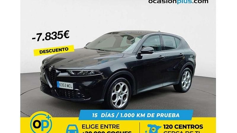 Negro Usado 2022 Alfa Romeo Tonale Sprint SUV | 19.591 € (Precio justo) - Imagen 1/4