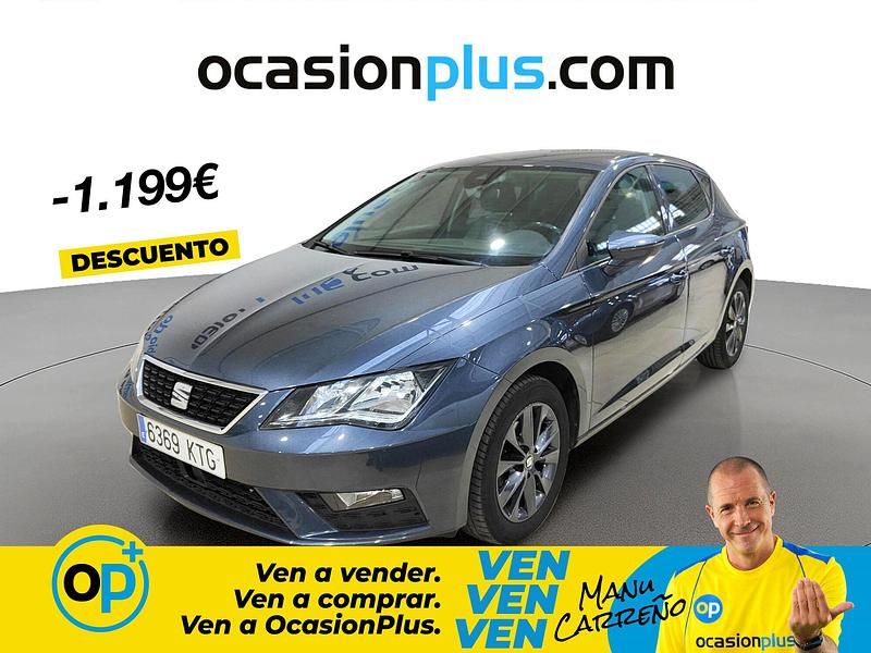 Usado Seat Leon Style 115 CV (84 kW) 2019 Gris