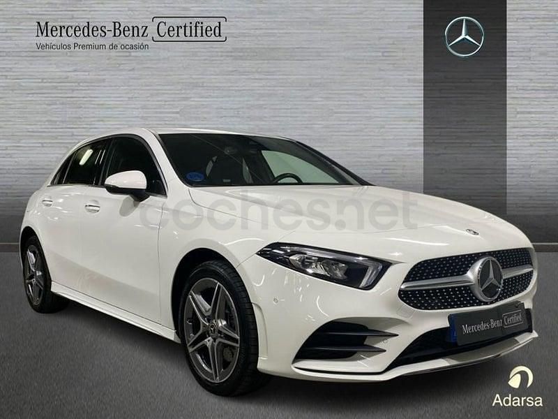 Usado Mercedes A250 AMG line 218 CV (160 kW) 2020 Blanco Berlina