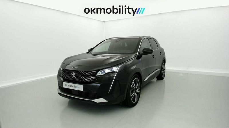 Negro perla nera Usado 2022 Peugeot 3008 GT | 21.500 € (Precio justo) - Imagen 1/4
