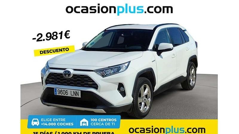 Blanco Usado 2021 Toyota RAV4 Hybrid Advance SUV | 29.819 € (Super precio) - Imagen 1/4