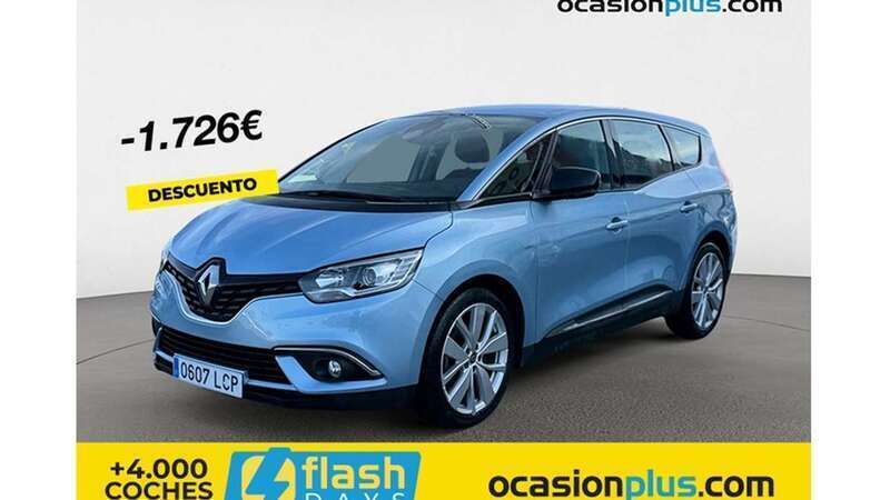 Azul Usado 2019 Renault Grand Scénic IV LIMITED Monovolumen | 17.264 € (Precio justo) - Imagen 1/4