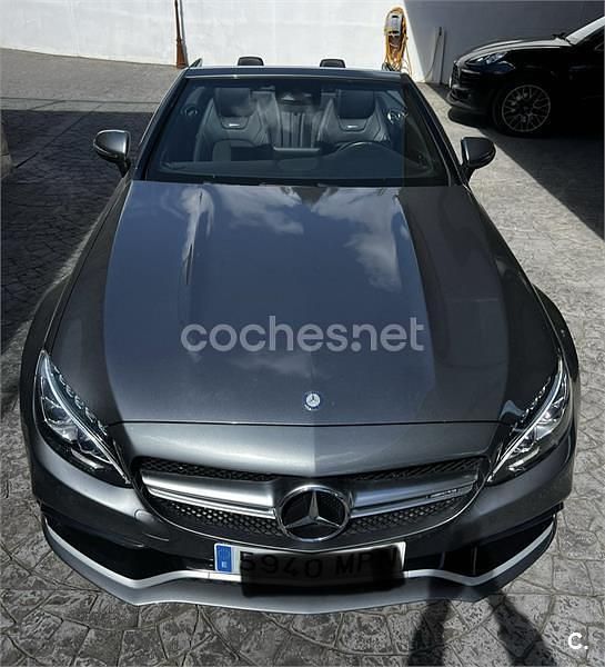 Usado Mercedes C63S AMG 510 CV (375 kW) 2017 Gris / plata Descapotable