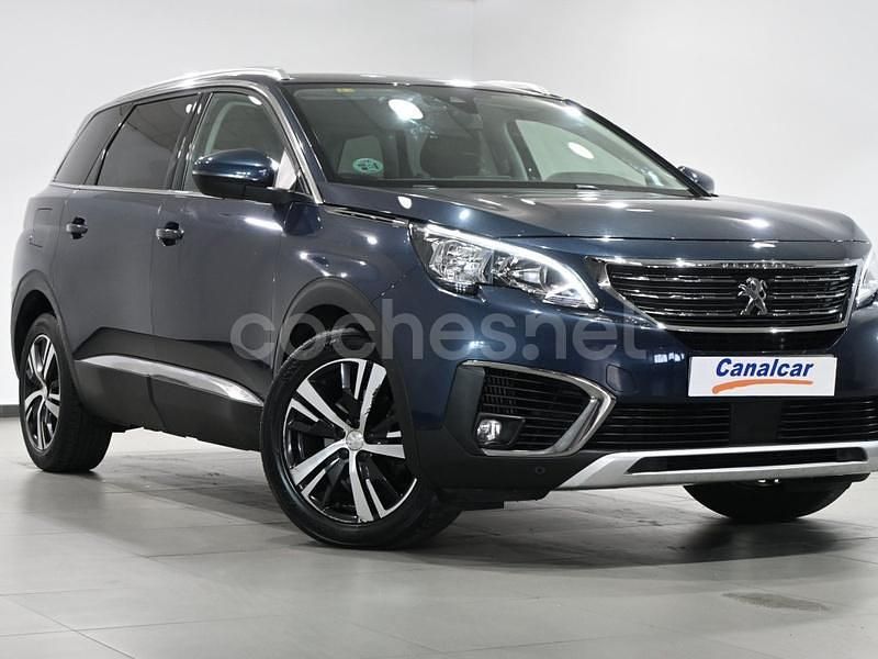 Usado Peugeot 5008 Allure 130 CV (95 kW) 2018 Azul SUV
