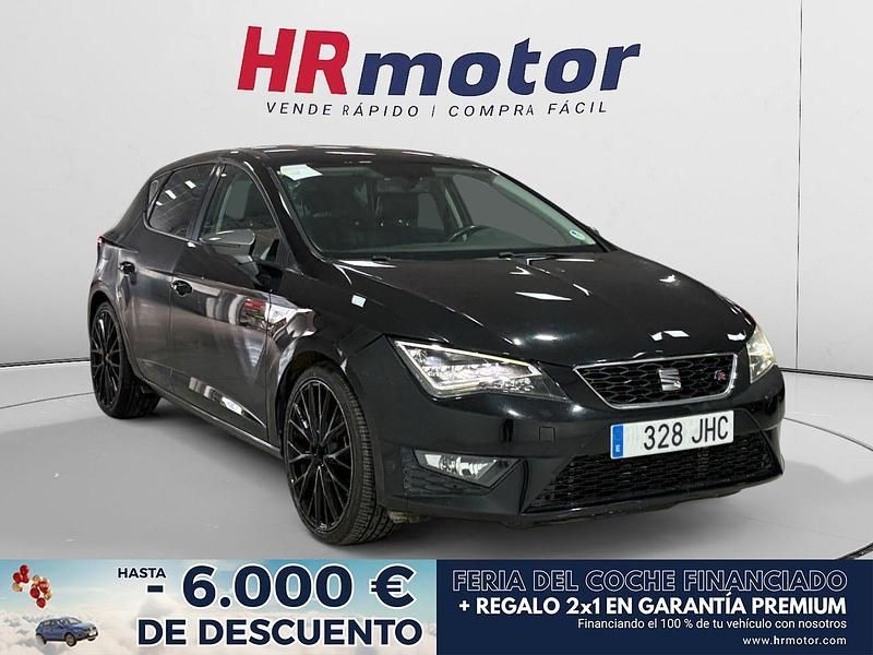 Negro Usado 2015 Seat Leon FR Berlina | 13.290 € (Buen precio) - Imagen 1/4